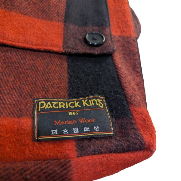 Patrick King Keri Tartan Merino Wool Messenger Bag - Picture 3 of 8